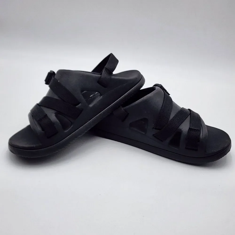 Chaco Unisex-Child Chillos Big Kids Performance Slides‎ Sandals Black Size 5